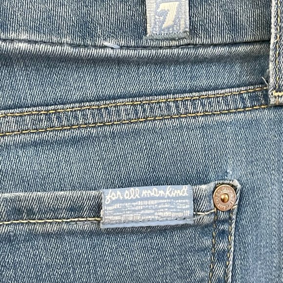 7 for All Mankind b(air) denim, the ankle skinny - Picture 2 of 9